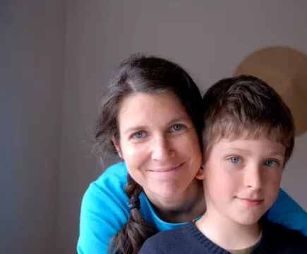 Moeder met zoon